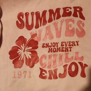 Red and Pink Graphic Tee